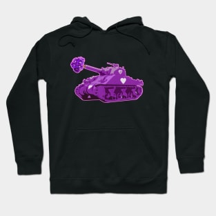 Purple Love Tank Hoodie